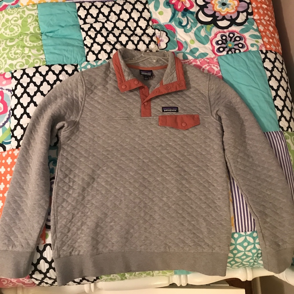 Patagonia women’s quilt snap t pullover